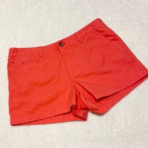 GAP Chino Khaki Material Summer Short Bright Orange Rose Blush Casual Women's 6R